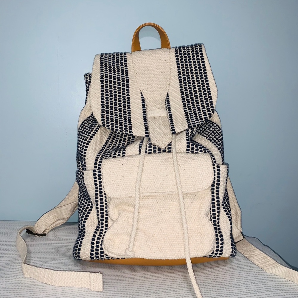 Boho canvas Backpack